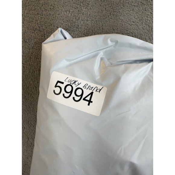 Lucky Brand Shirt Mens Large Sage Green Venice Burnout Henley Short Sleeve Tee - Picture 13 of 13